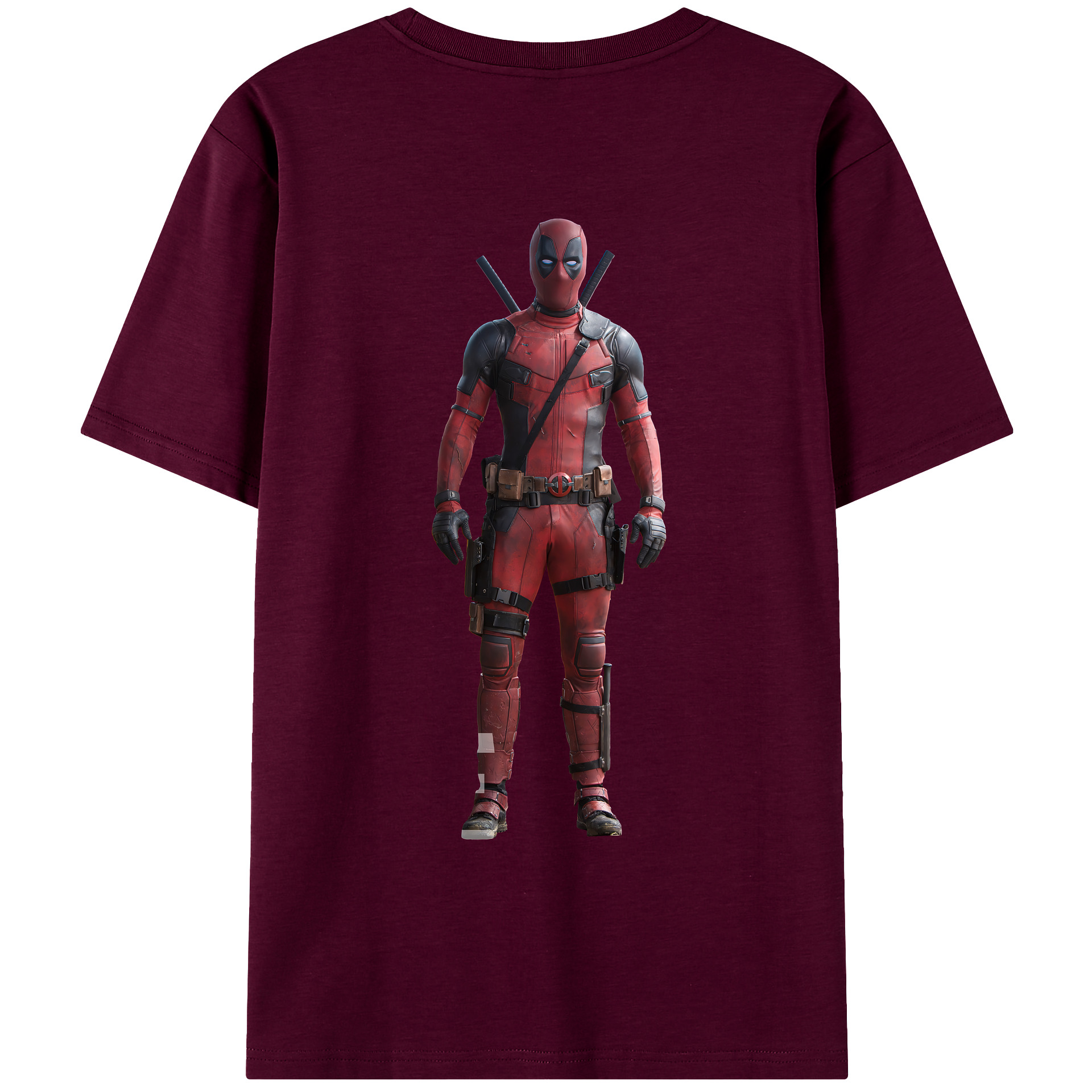 （画像用） Deadpool デッドプール レディース半袖Tシャツ(バックプリント)